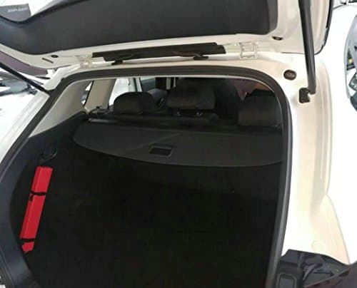 SunnyKun Retractable Rear Trunk Parcel Shelf Security Shield Cargo Luggage Security Cover Shade For Mazda CX-5 2nd Gen. 2017 2018 (Black)
