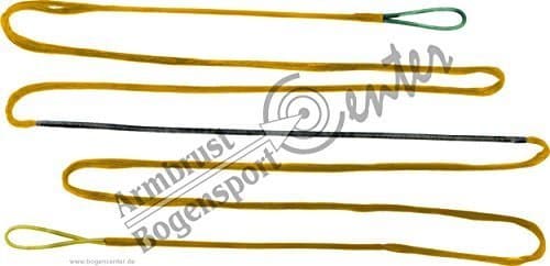 Bowstring, 18 Cord Tendons From Fast-Flight for Bow Length 54 Inch, Long Bow,Recurve Bow, archery - Yellow
