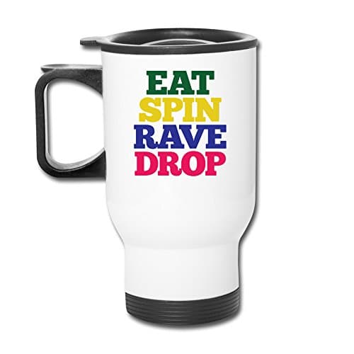 HNN Eat Spin Rave Drop Travel Mugs