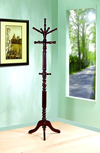 Traditional Coat Rack with Spinning Top