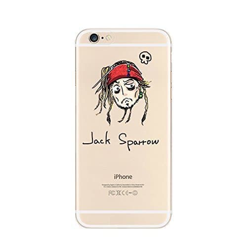 NEW MARVEL AVENGER Transparent TPU Soft case For Apple Iphone 5/5s .5SE & 5C (APPLE IPHONE 5/5S, JACK SPARROW)