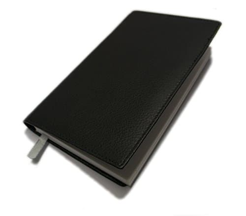 2020 Leather Pocket Diary Wallet in Black with Clear Internal Pockets and 2020 Diary Insert