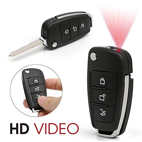 HD Mini DV Hidden Cam Spy Camera DVR Car Key chain Recorder Video Motion Detection and Infrared Night Vision 1080P thumb DV @ Laing