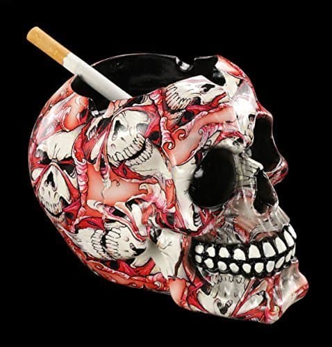 Skull Ashtray in Skull Design Gothic Deco