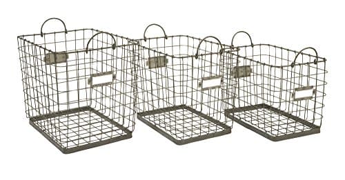 Newbridge Wire Storage Baskets - Set of 3