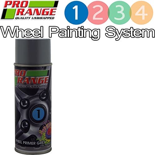 Pro Wheel GREY PRIMER 400ml 1K Quick Drying Aresol Spray Paint PROWPG Pro Wheel 400ml Grey Primer aerosol can. Stage1