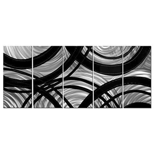 Metal Artscape Silver Gears Graphic Art