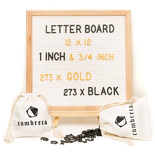 12”x12” Original Changeable Felt Letter Board In Oak Frame with 546 Two Size Letters & Symbols + 2 Canvas Bags