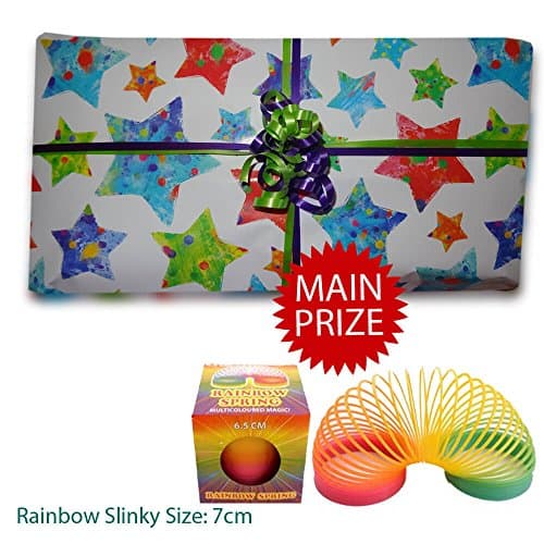 Pass the Parcel Ready Made Party Game - Unisex - BEST VALUE - 10 Layers - Suitable for children aged 3 to 10 years (Option 3)