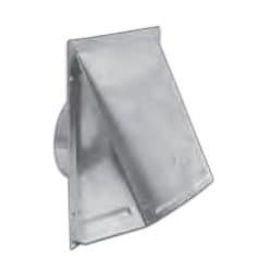 Lambro 345S Damper Spring Controlled 5 in. Aluminum Wall Cap - Screen