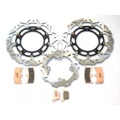 Braking Wave Brake Disc Set/Complete Set for Triumph Daytona 675 (D67LC, Year of Manufacture 2006