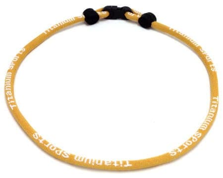 Single Titanium Necklace (Gold, 20 inch)