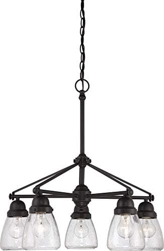 Nuvo Lighting 605545 Five Light Chandelier, Bronzedark