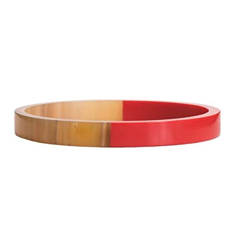 Mela Artisans MABG048 Bomba Bangle, Coral
