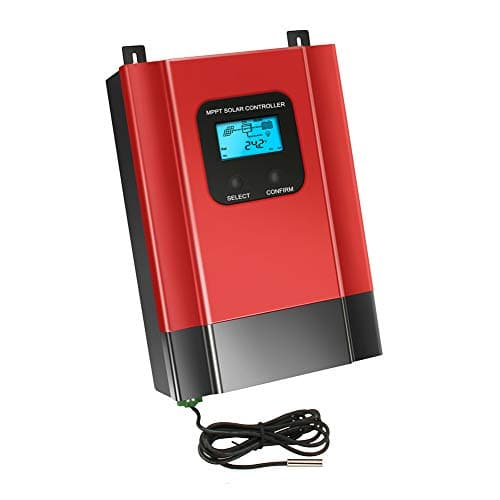 60A MPPT Solar Charge Controller 12V/ 24V/ 36V/ 48V with LCD Display Solar Panel Charge Regulator Maximum PV Input 150V DC (With Wifi)