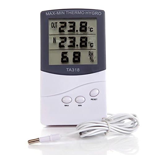 FIRERO LCD Indoor Digital Thermometer Hygrometer Temperature Humidity Display