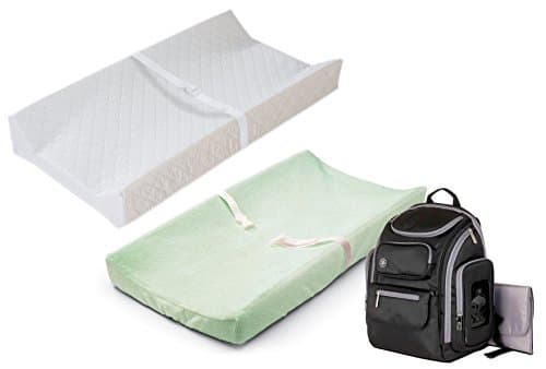 Jeep Perfect Pockets Back Pack Diaper Bag with Contoured Changing Pad & Cover