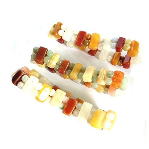 KARATGEM Natural Jadeite Jade Bangle Adjustable Rope Bracelet Bangle (Mix Color)