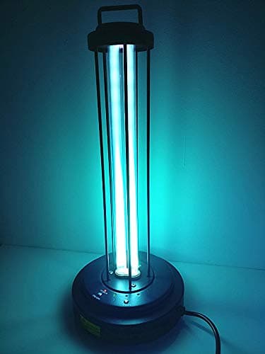 Large UV Light Sterilization Anti-Bacterial The Integrated Ultraviolet germicidal lamp Kill 99.9% Virus Bacteria Mold Mites Germ (White)