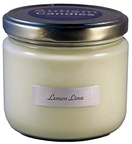 Lemon Lime Scented Candle by Autism Candles