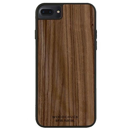 WOODCHUCK Wooden Case Compatible with iPhone 8 Plus/iPhone 7 Plus - Premium Wood Grain - Made in The USA