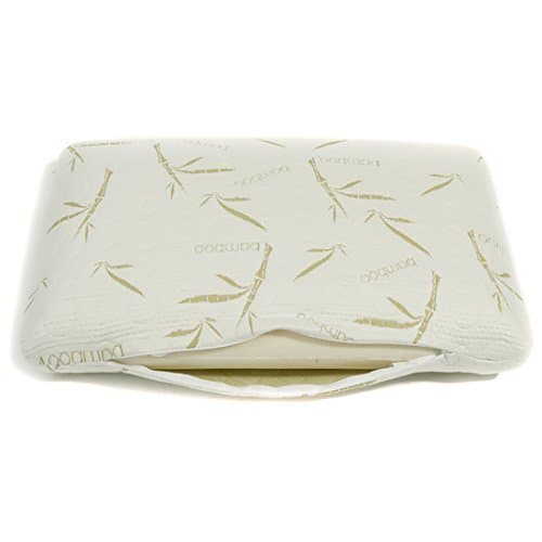 HIO Sleep Memory Foam Pillow for Cervical Support Neck Pain Relief, Cover Removable, Queen, 1-Pack