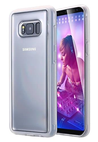 Case for Samsung Galaxy S8 Plus Anti Gravity Selfie Hard Cases Cover Stick to Wall, Glass, Whiteboards & Smooth Surfaces, Crystal Clear (Trasparent)