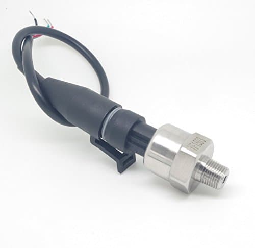 Sorekarain 100PSI Input 5V Output 4-20mA 1/8" NPT Gas Air Oil Fuel For Auto Pressure Transducer Transmitter