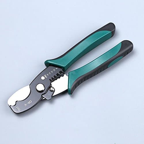 Wire Stripper Cable Cutting Scissor Pliers Cutter Tool Integrated Stripping, Trimming, Crimp Terminal Three Functions In One