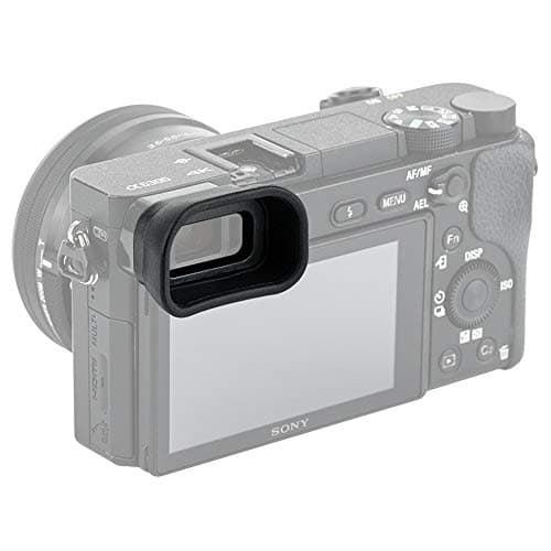 Extended-Type Long Soft Silicone Eyepiece for Sony Alpha A6300, A6100, A6000, NEX7, NEX6 Replaces Sony FDA-EP10