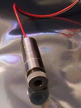 635nm 25mw laser module with internal ACC 3.2VDC