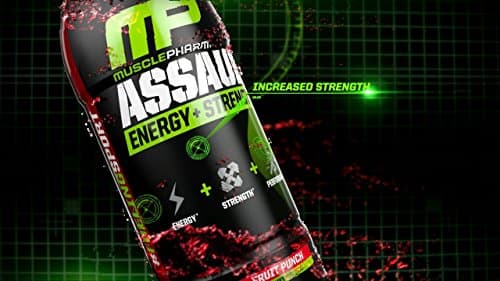 MusclePharm Assault Fruit Punch RTD 4 pack