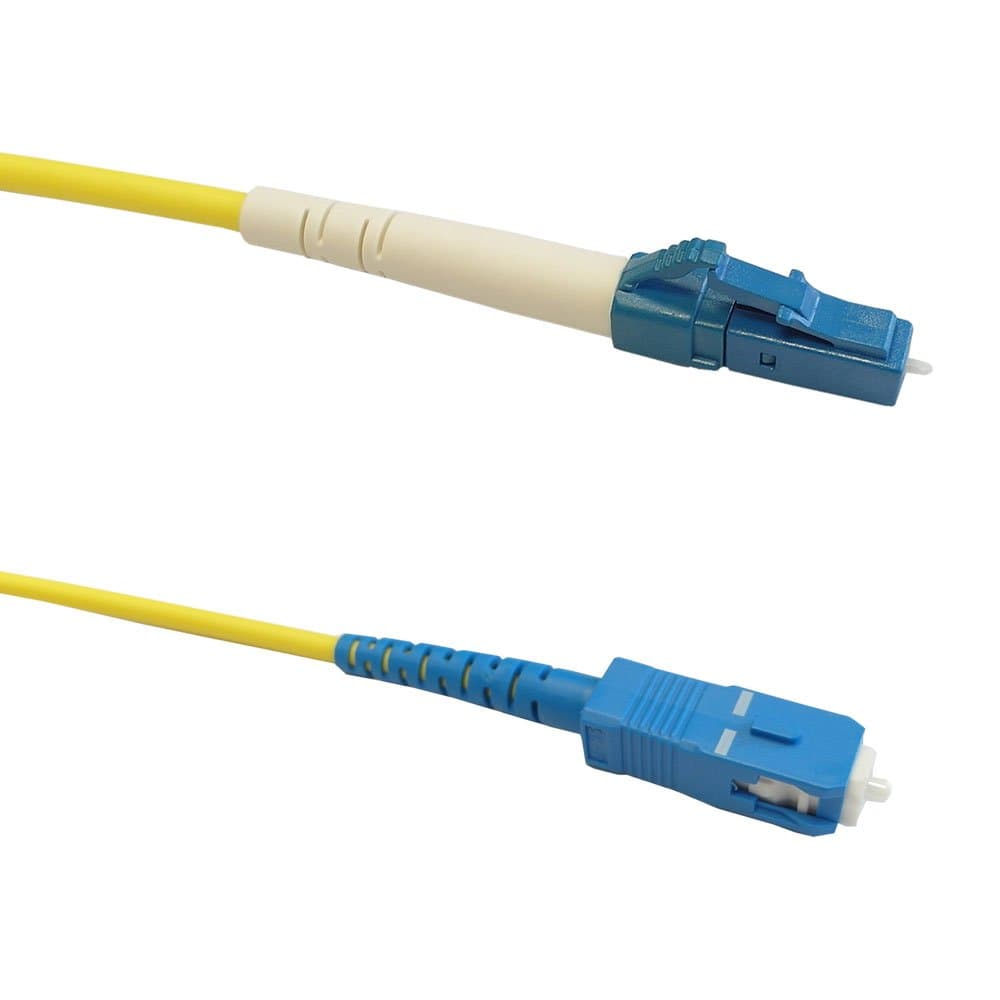 30ft - 10m Fiber Singlemode Simplex LC/APC to SC/UPC 9 micron - 3mm jacket LSZH
