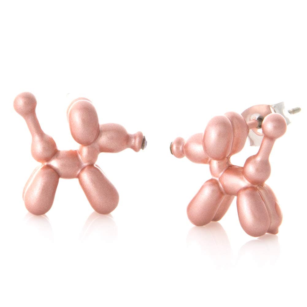 LAONATO Balloon Dog Stud Earrings
