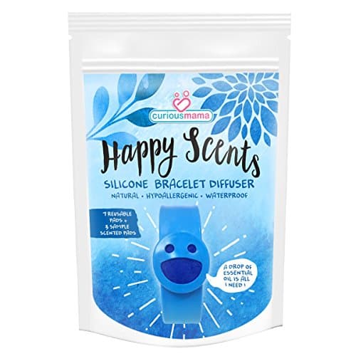 Premium Quality Essential Oils Diffuser Bracelet For Kids By Happy Scents –Aromatherapy & Mosquito Repellent Bracelet – Durable & Thick Felt W/ 3 Different Aromas –Bonus Removal Tool