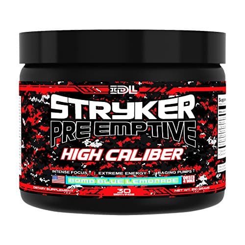 Stryker PreEmptive High Caliber Pre-Workout Bomb Blue Lemonade 210g