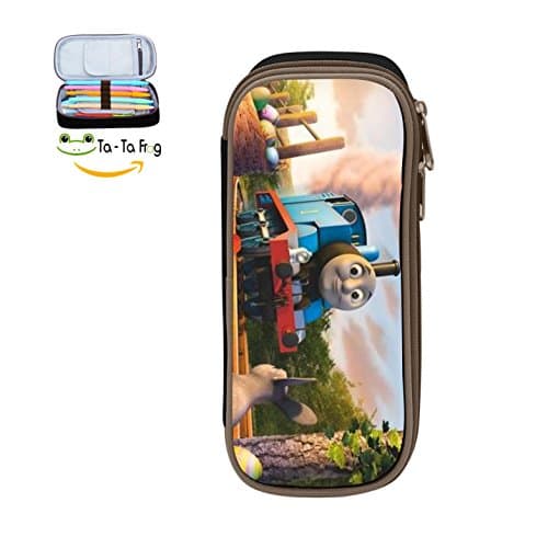 Happy Thomas Train Pencil Pen Case Holder Pouch Makeup Original Student Pocket Purse Cosmetic Bag Light and Comfortable Simple Easy to Carry