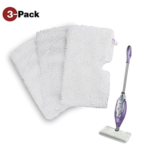 Blasco Washable Microfiber Mop Pads Cleaning Pads Replacement for Shark Steam Pocket Mops S3500 series S3501 S3601 S3550 S3901 S3801 SE450 (3pcs)