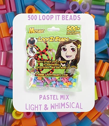 Loop It Beads - 500 Pack - Pastel Blend Fashion Accessory