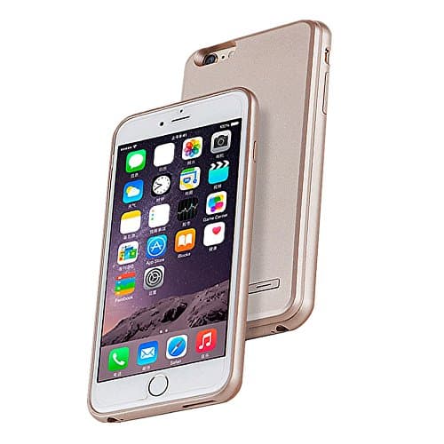 iPhone 6 6s Battery Case,Ultra Slim 2500mAh Protable Charging Case For iPhone 6 6S 4.7 External Battery Charger Case Backup Charger cover(Gold)
