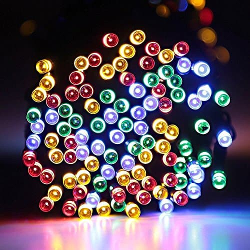AttaBoy® Solar Powered LED String Light 200LED, Ambiance Lighting for Outdoor, Patio, Lawn, Landscape, Fairy Garden, Wedding, Holiday, Christmas Party, Xmas Tree. (22m(72ft), Multi-colored)