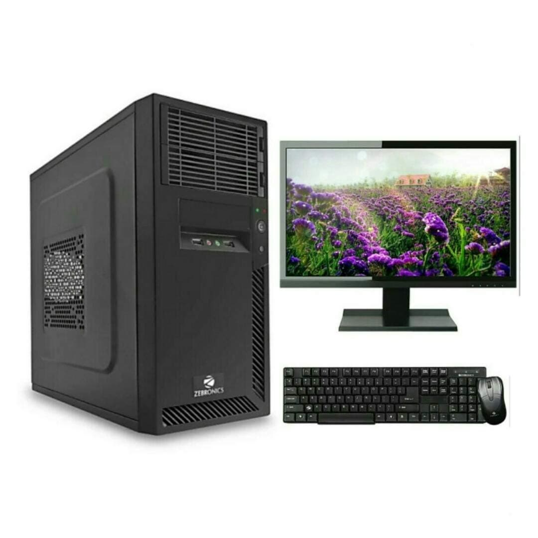 DHAGAN Assembled Desktop Computers - Intel Core 2 Duo Processor, G41 motherboard, 4GB DDR3 RAM, 500GB SATA HDD, WIFI Adaptor, Monitor 18.5”, Keyboard+Mouse USB, Windows Pro Trial Version Pre-Installed