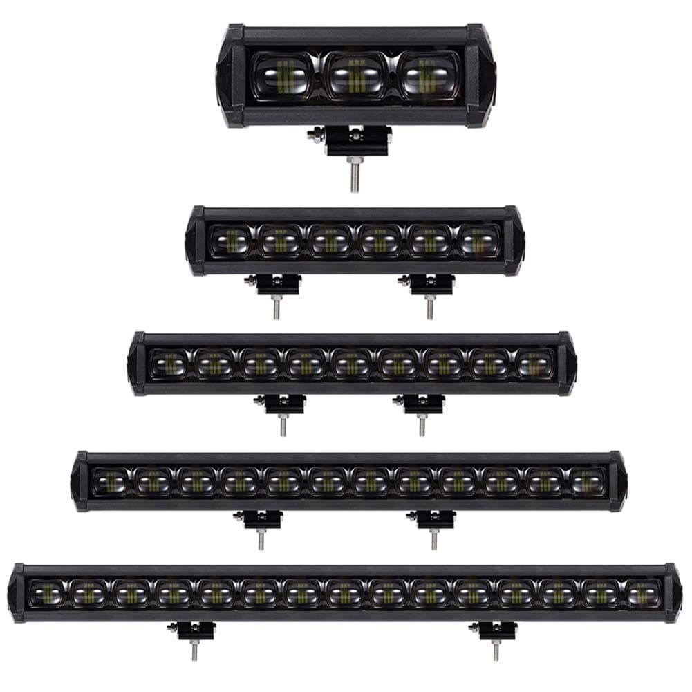GaLon New 6D LED Light Bar Driving Lights Single Row Flood Beam for Car Boat Truck Offroad Vehicle Work Light Waterproof IP68 Fog Lights Headlights DC9-30V (Color : 40in 180W)