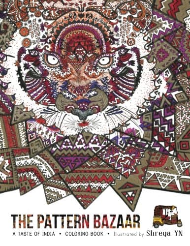 The Pattern Bazaar: A Taste of India - Coloring Book