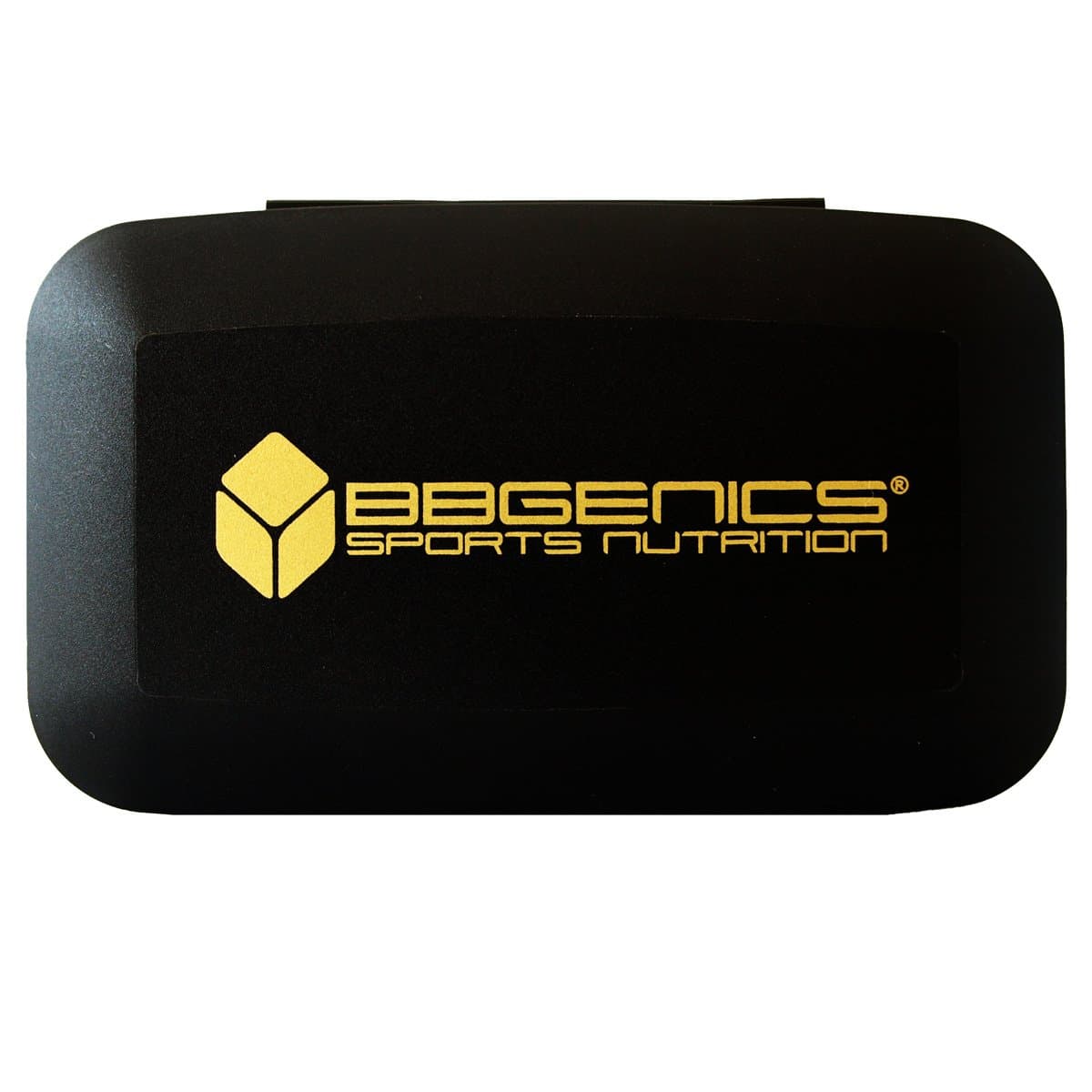 BBGenics pill box, storage box with 5 compartments