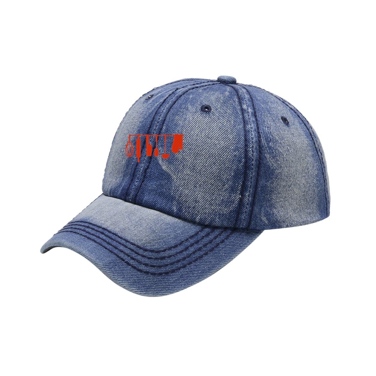 NeeKer Kitchenware Peaked Hat Embroidered Logo Adjustable Fish Cap