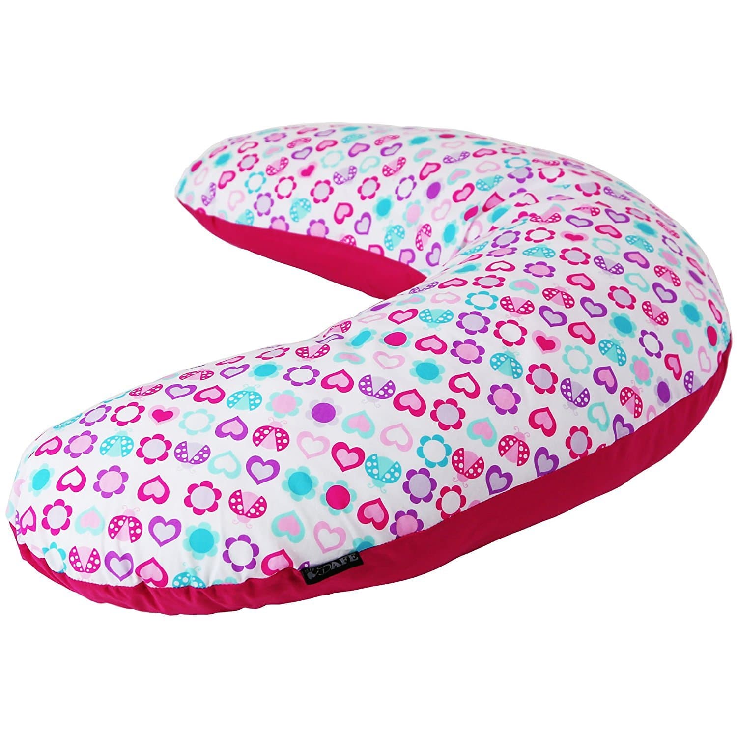 iSafeMini Nusing Maternity Pillow Love Bug + Vacuum Storage Bag + Pillow Case