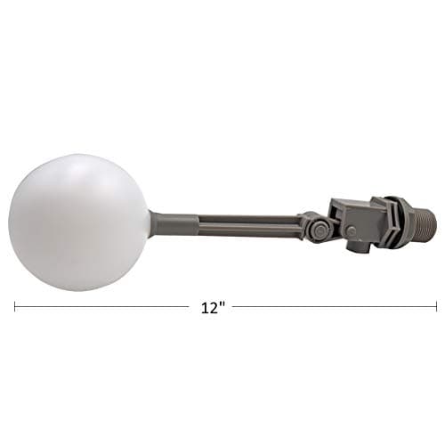 MACGOAL 3/4 Float Valve for Water Tank Plastic Water Float Valve with Adjustable Arm Automatic Fill for Pool, Livestock Waterer