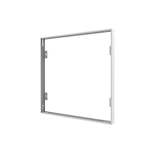 LED Ceiling Panel Flat, AIBOO Update Surface Mounting LED Panel Frame for All 600 X 600 Ceiling Panel Lights, Panel Light Not Included (White Body)