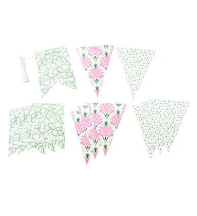 ledieu® INBJUDEN Hanging Decoration, Flag Assorted Patterns/Assorted Colours 4.0 m (157 ½ ")